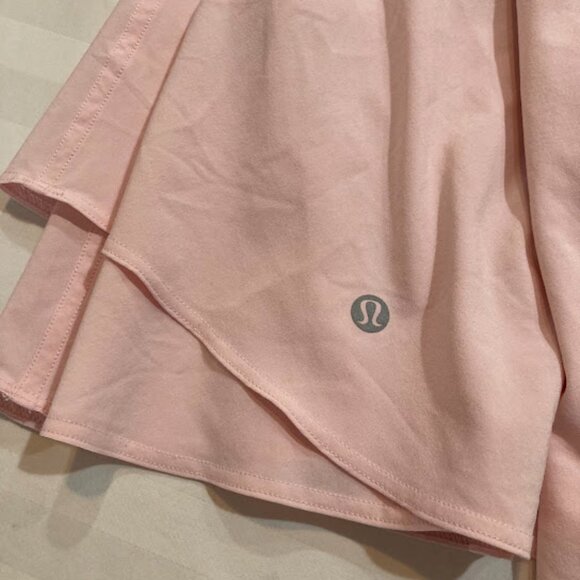 LULULEMON | Court Rival High-Rise Long Pink Skirt Skort Strawberry Milkshake 0 - Picture 6 of 10